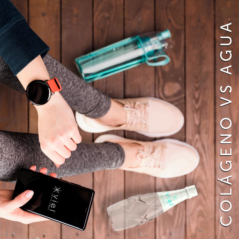 Agua con colageno